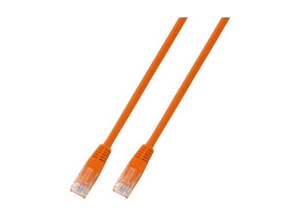 UTP Patch Cat.6 -  3,0 m Orange Nettverkskabel 250MHz AWG24/7 